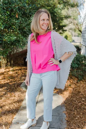 Light Sage Swiss Dot Cardigan