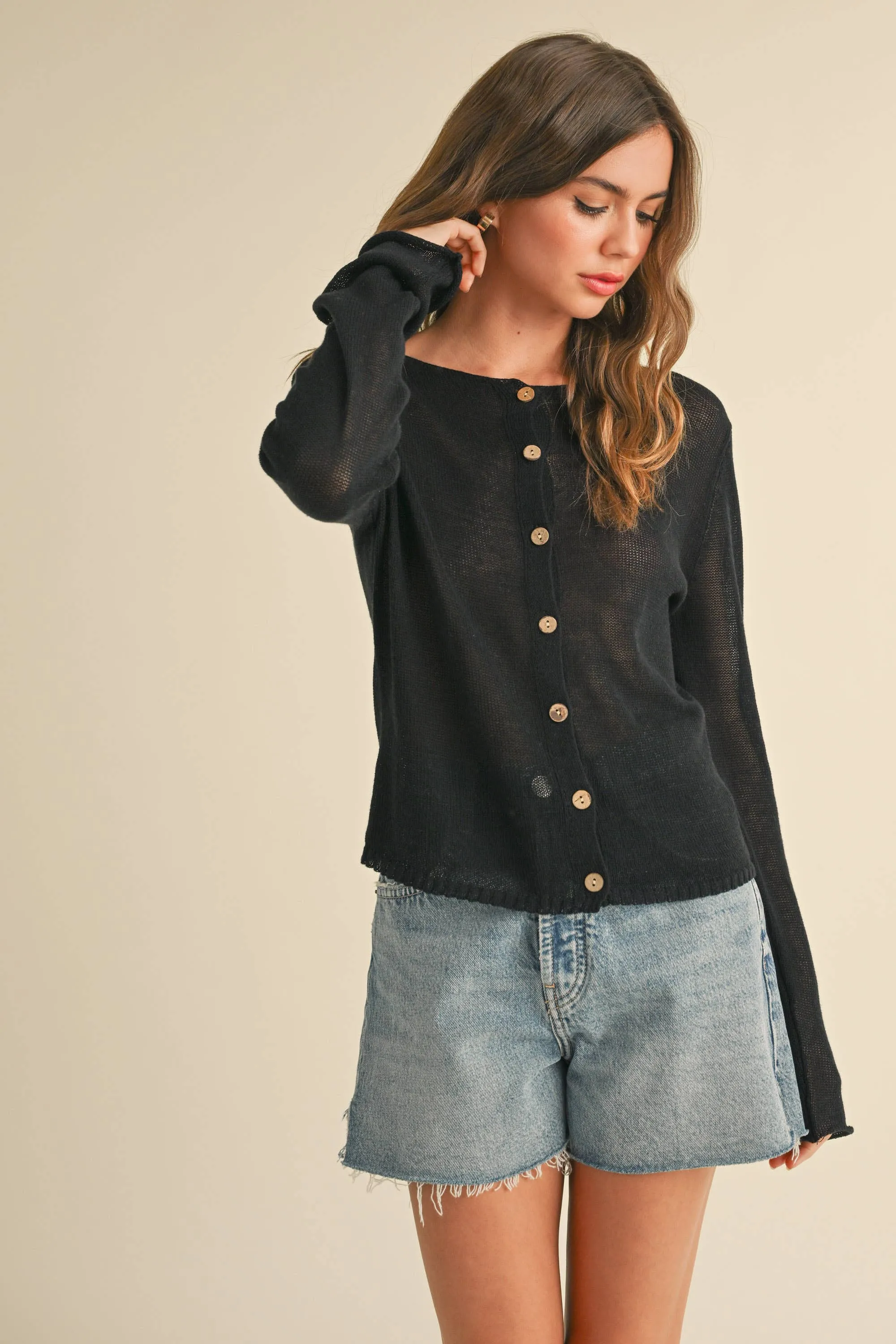 LIGHT WEIGHT CARDIGAN