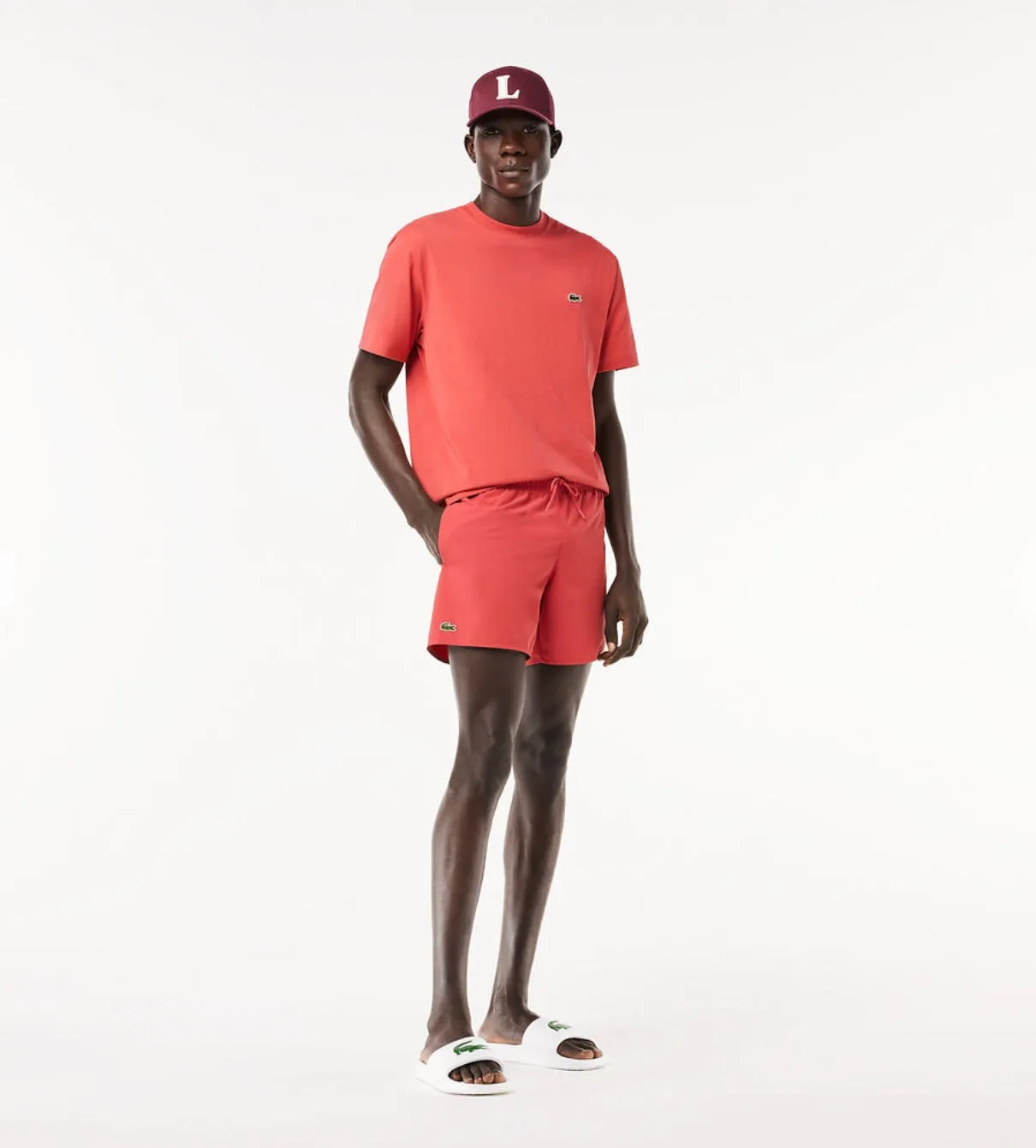 Lightweight Monochrome Swim Trunks