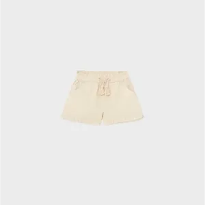 Linen Ruffle Shorts