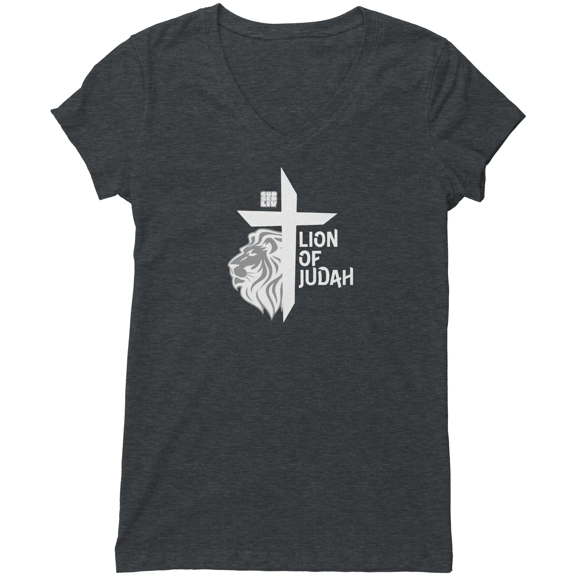 Lion of Judah Women's V-Neck Tee