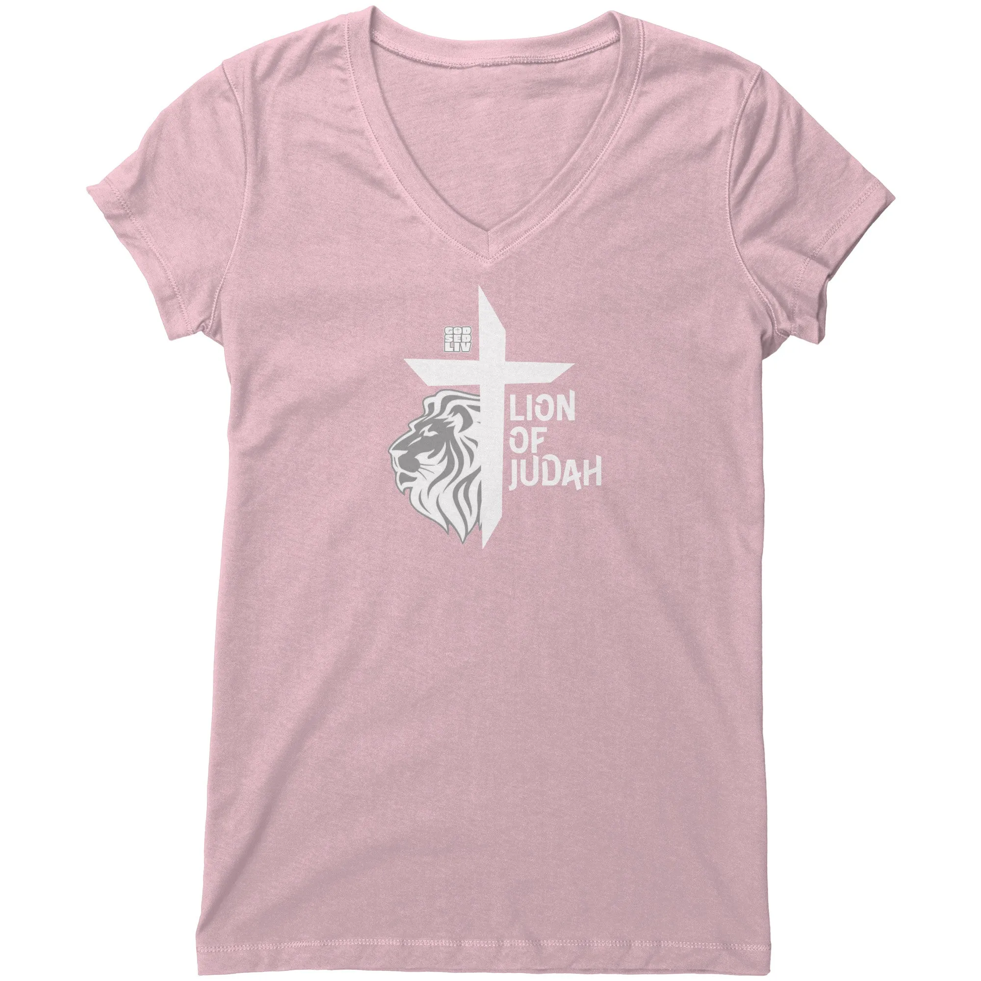 Lion of Judah Women's V-Neck Tee