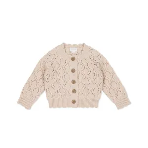 Livvy Cardigan - Light Oatmeal Marle