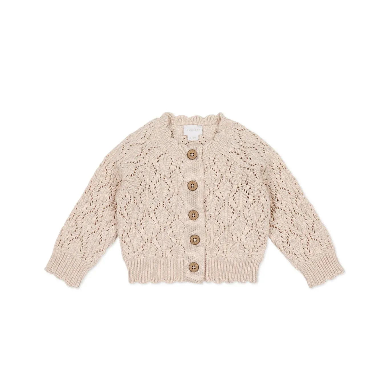 Livvy Cardigan - Light Oatmeal Marle