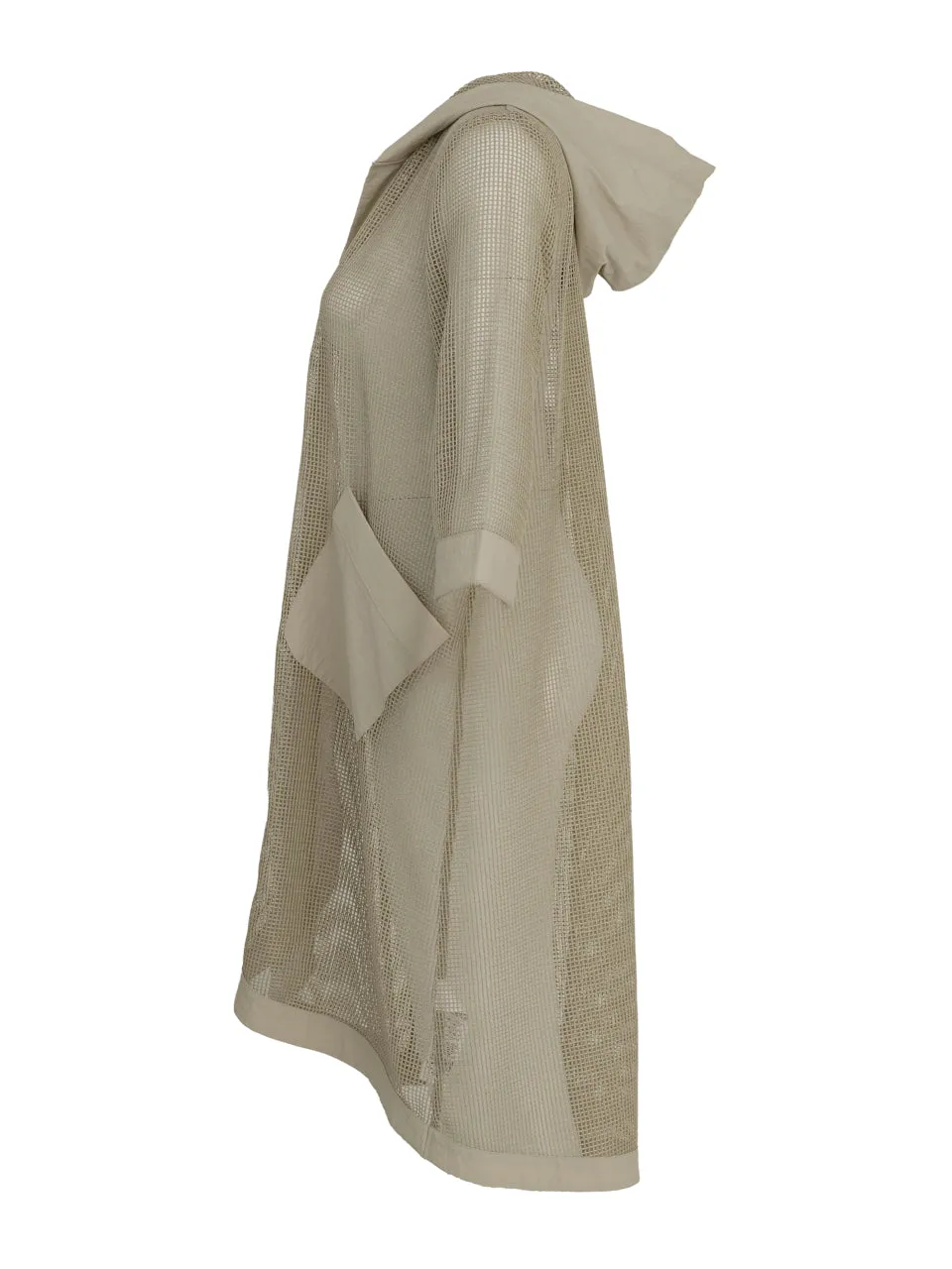 LONG MESH HOODIE