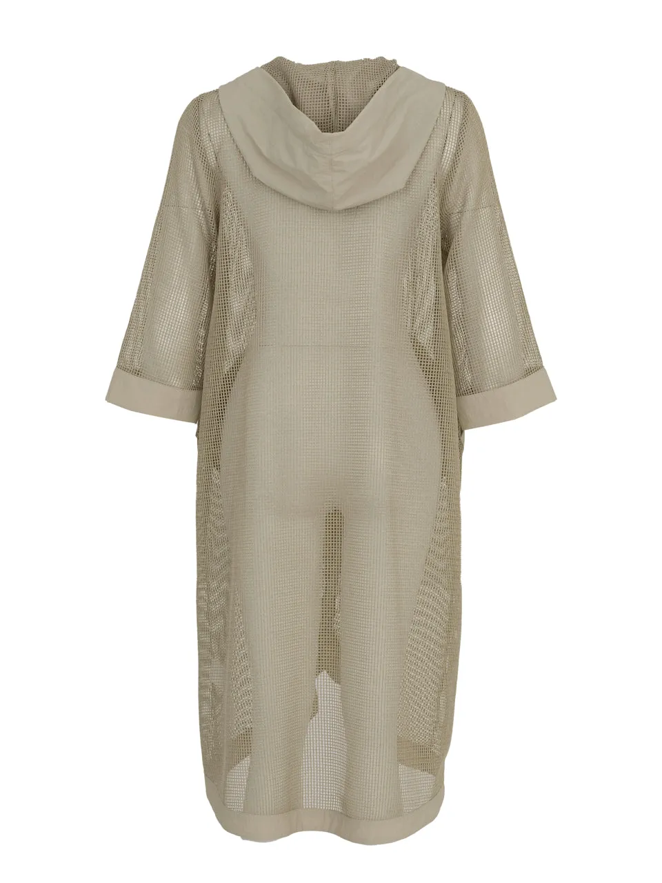 LONG MESH HOODIE