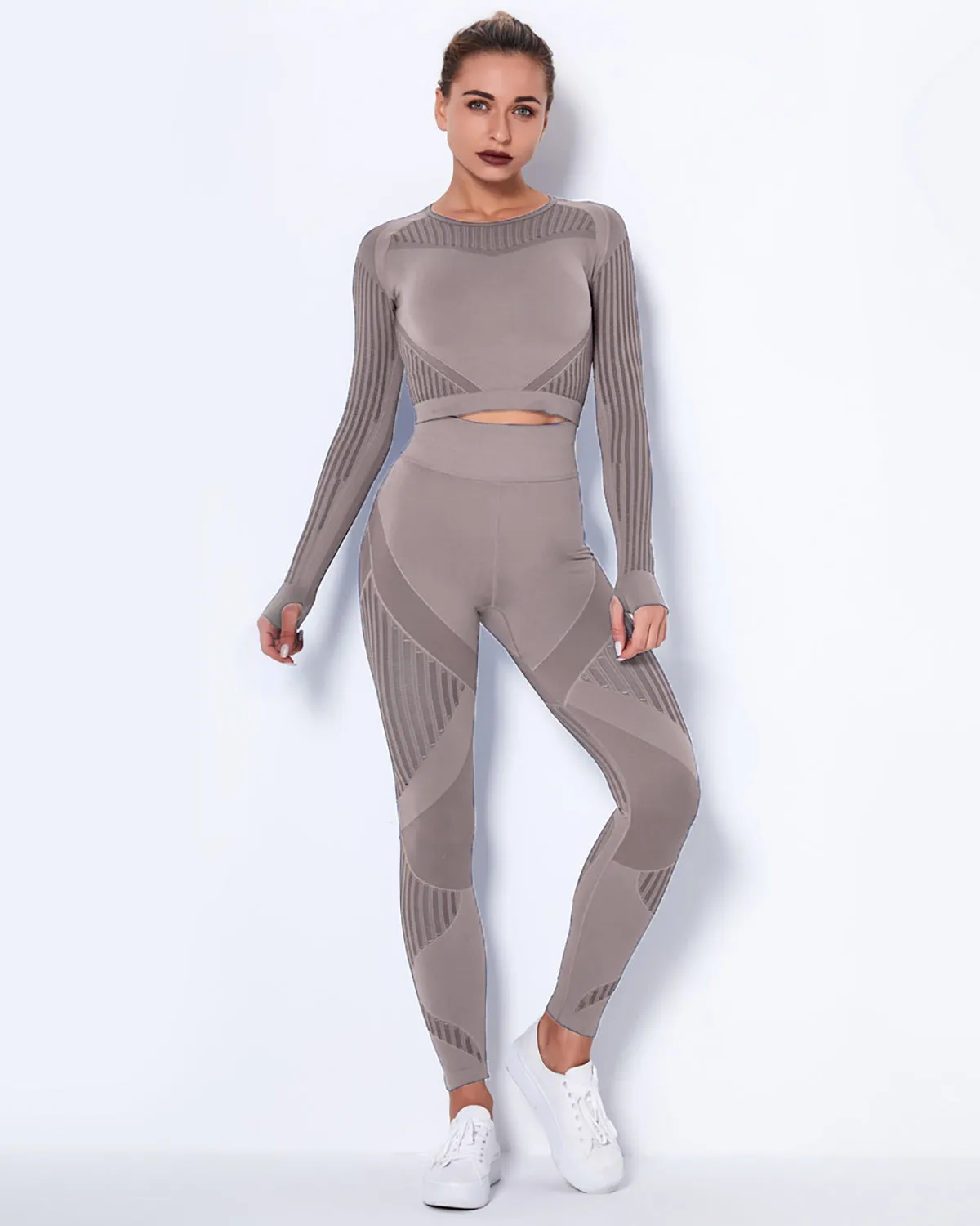 Lorica Leggings - Brown