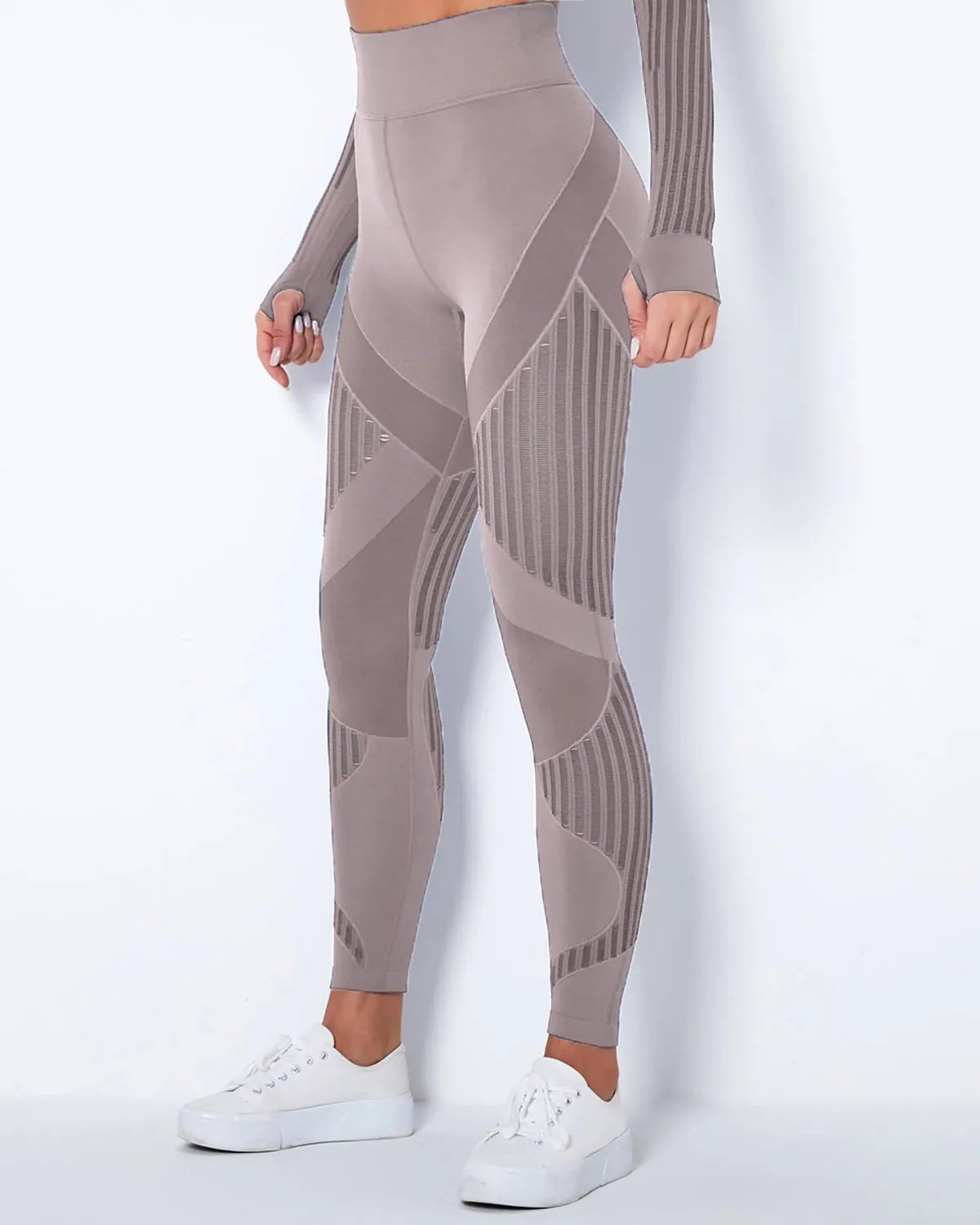 Lorica Leggings - Brown