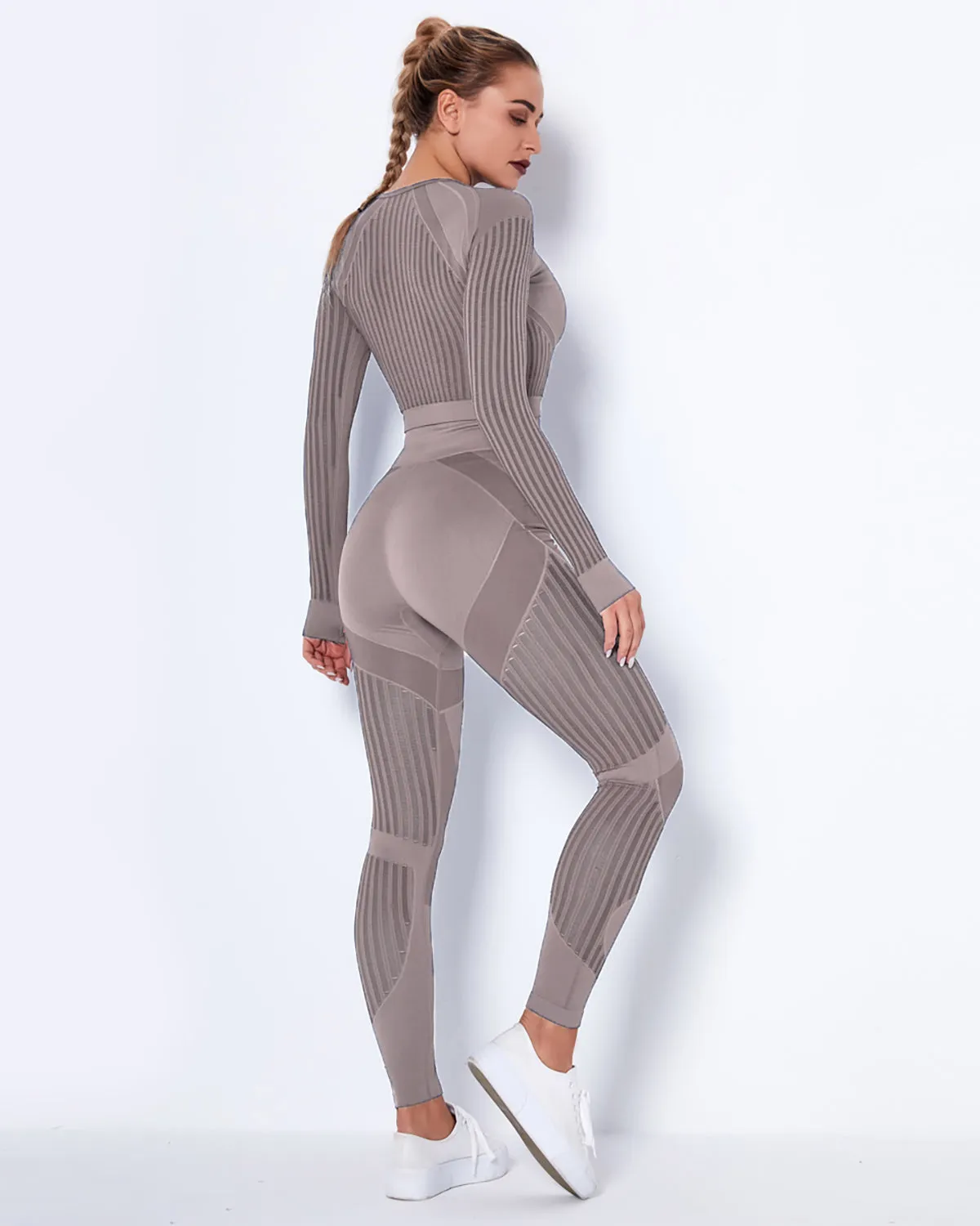 Lorica Leggings - Brown