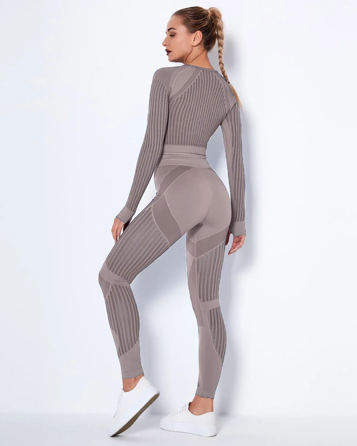 Lorica Leggings - Brown