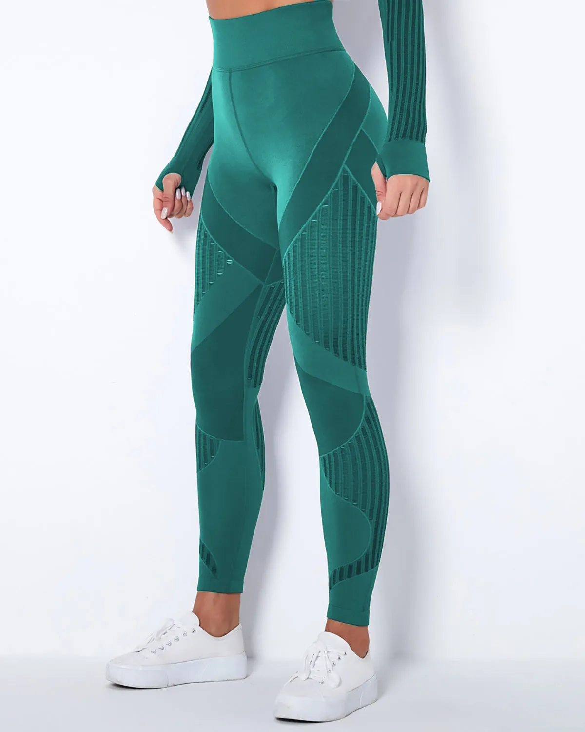 Lorica Leggings - Teal