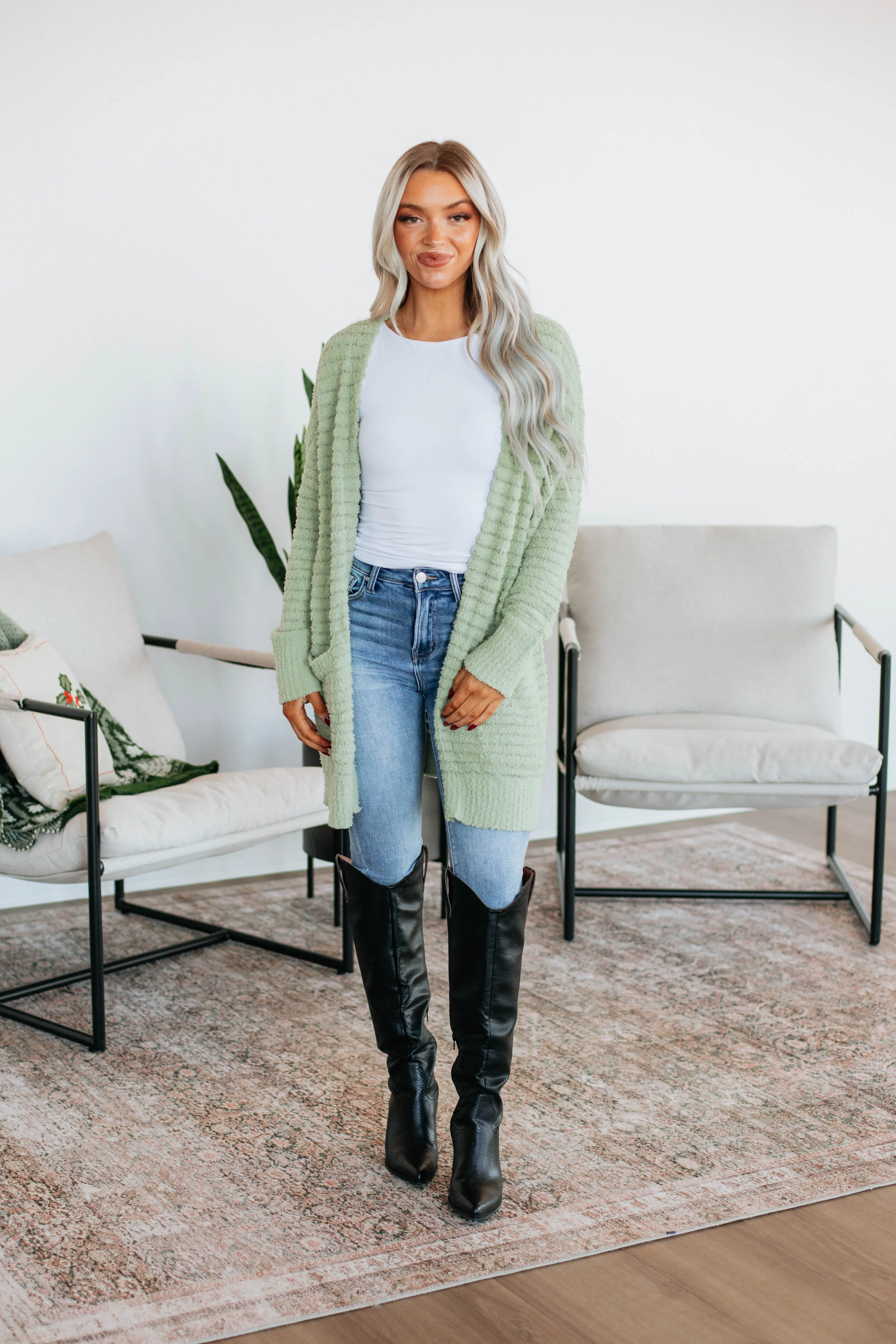 Lorna Cardigan - Pear