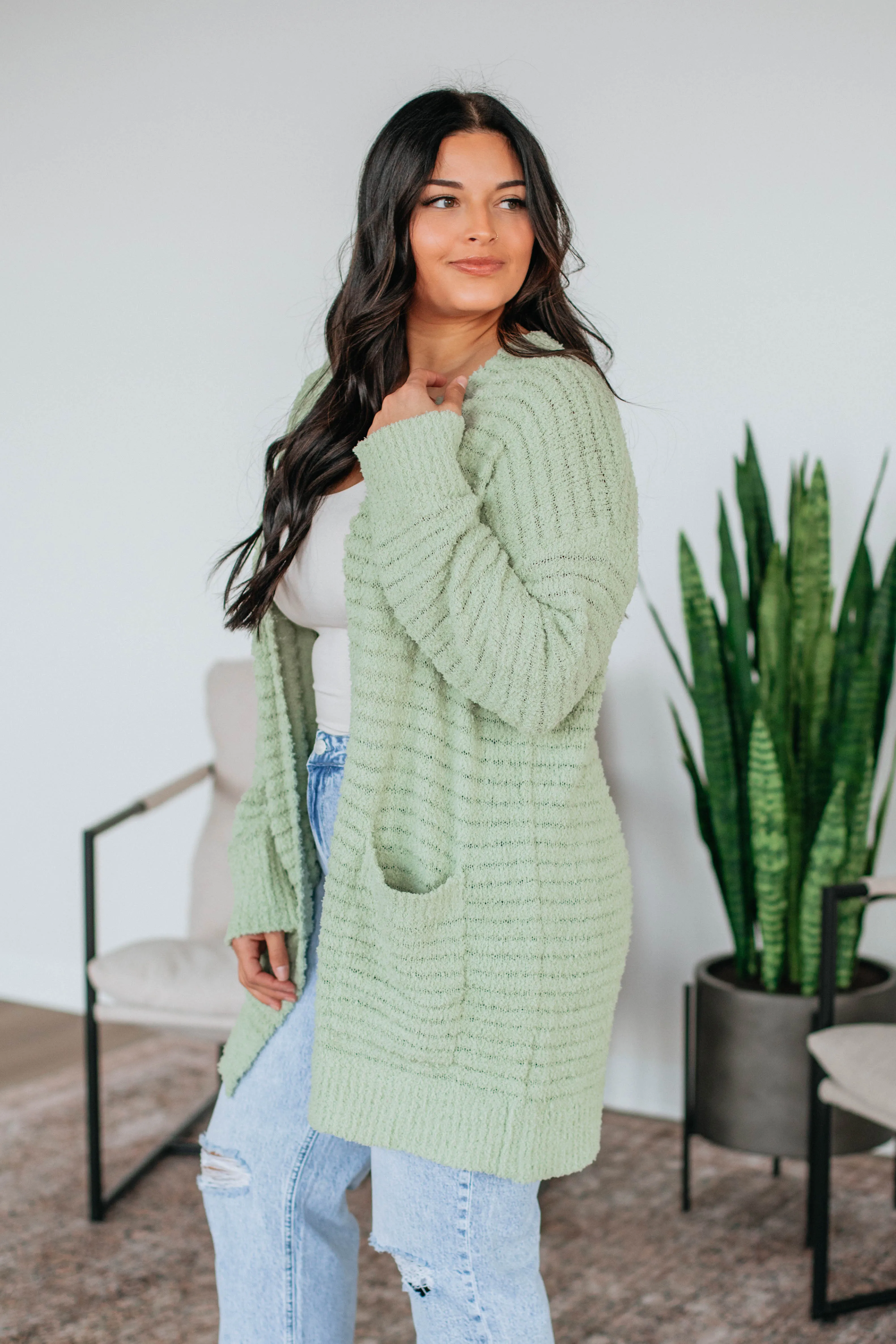 Lorna Cardigan - Pear