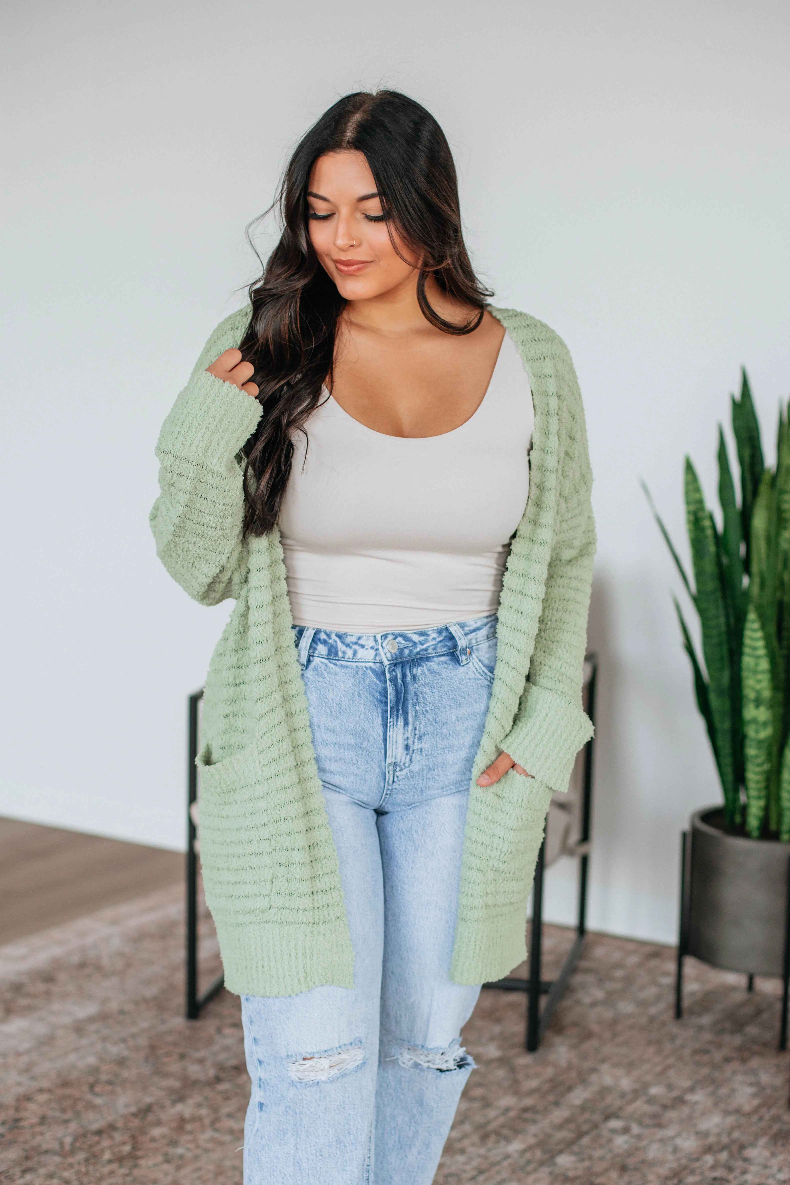 Lorna Cardigan - Pear