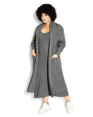 Luxe Knit Cardigan | Light Grey