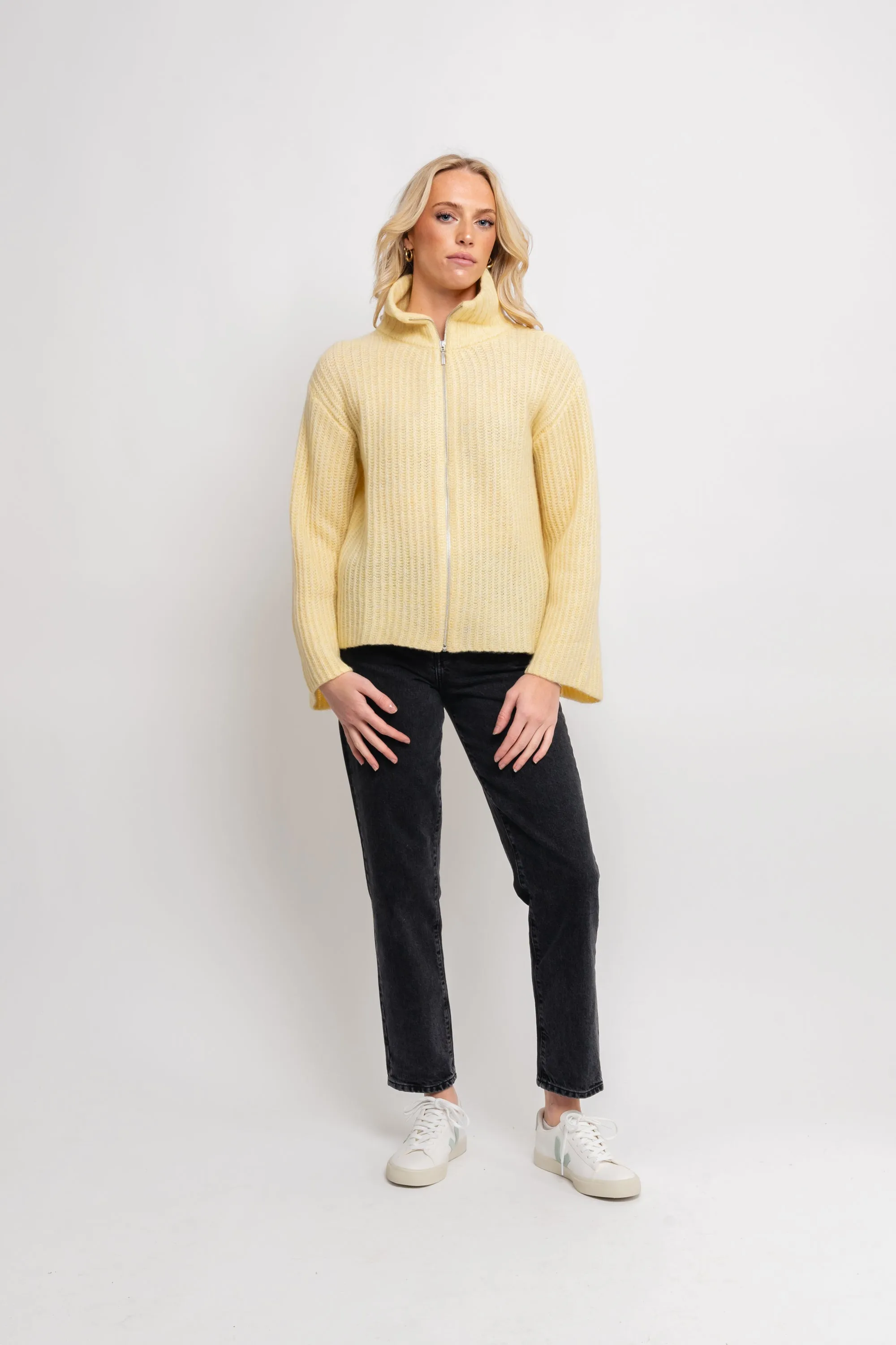 Majken Cardigan - Light Yellow