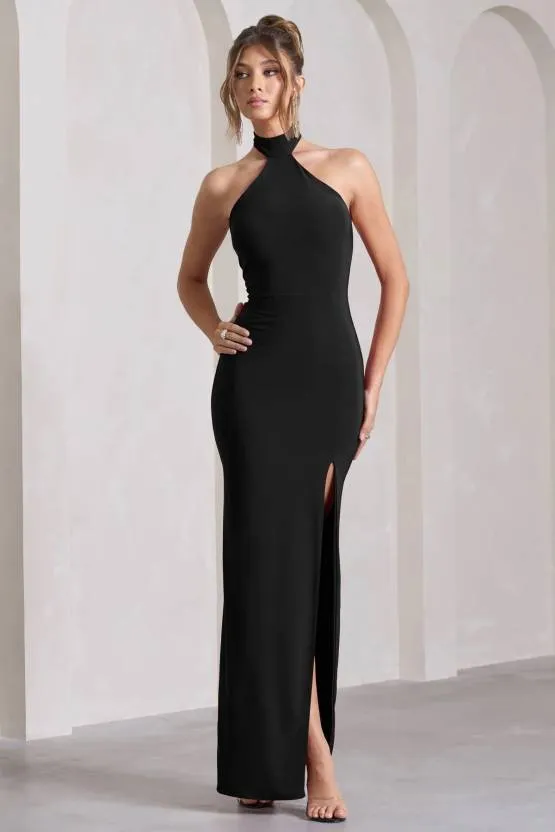 Midnight Chic Black Bodycon Dress