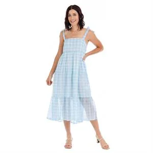 Mudpie - Blue Vivianne Midi Dress