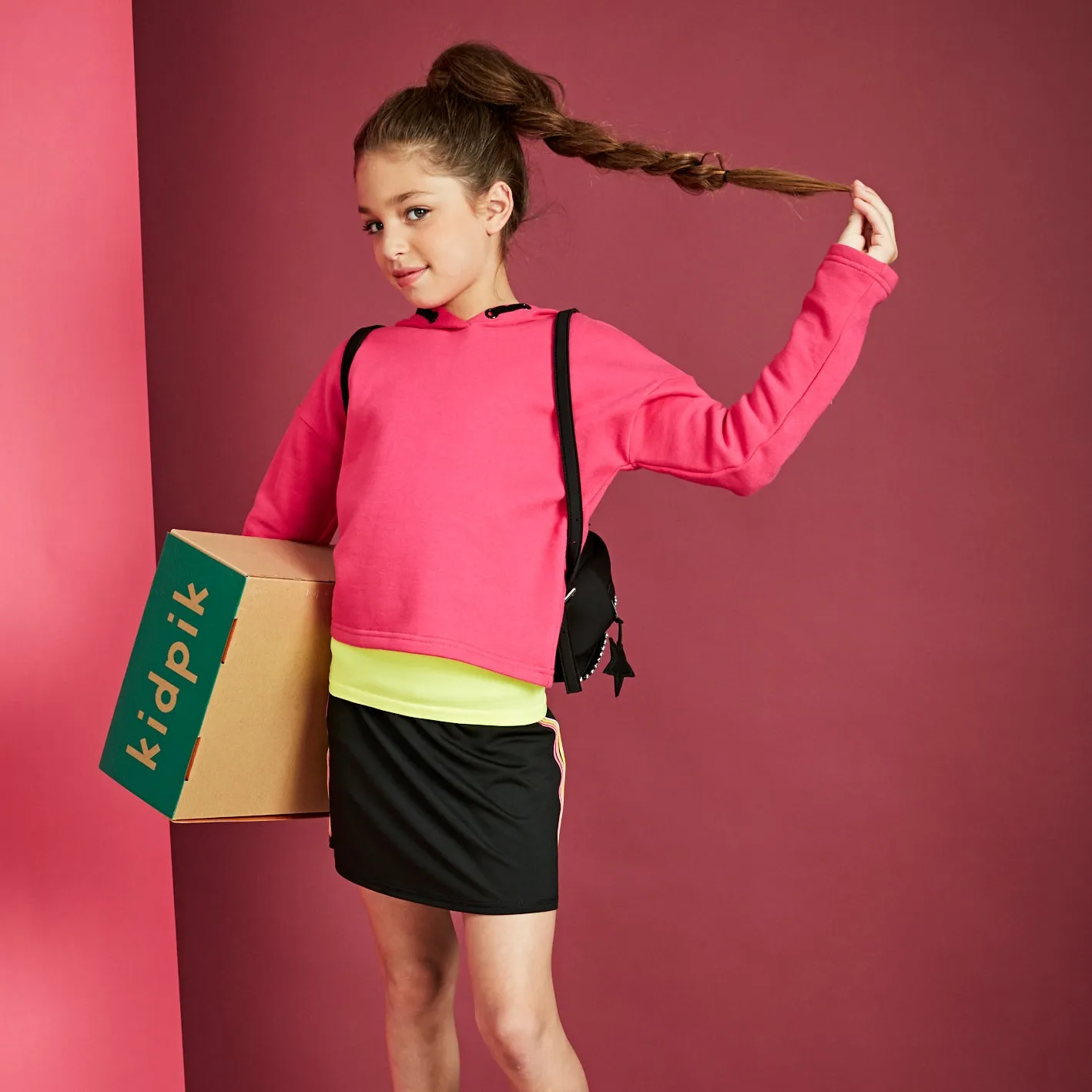 Multi Stripe Active Skort