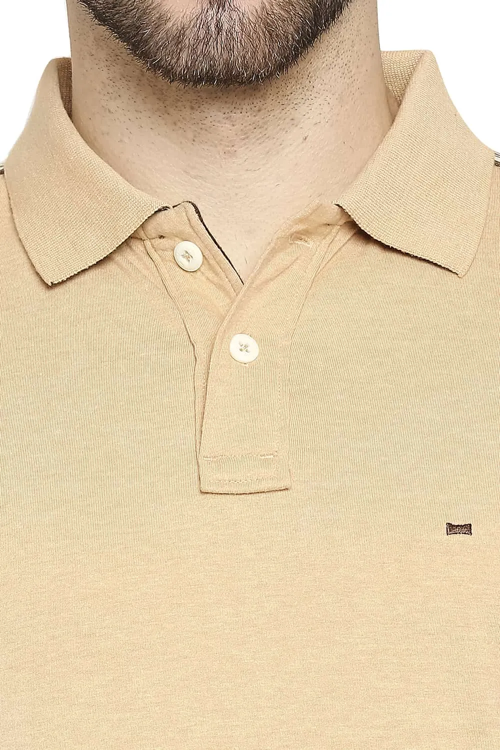 Muscle Fit Heather Polo T-Shirt