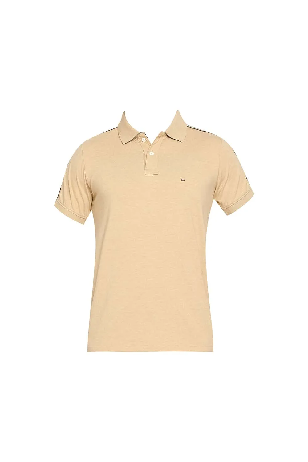 Muscle Fit Heather Polo T-Shirt