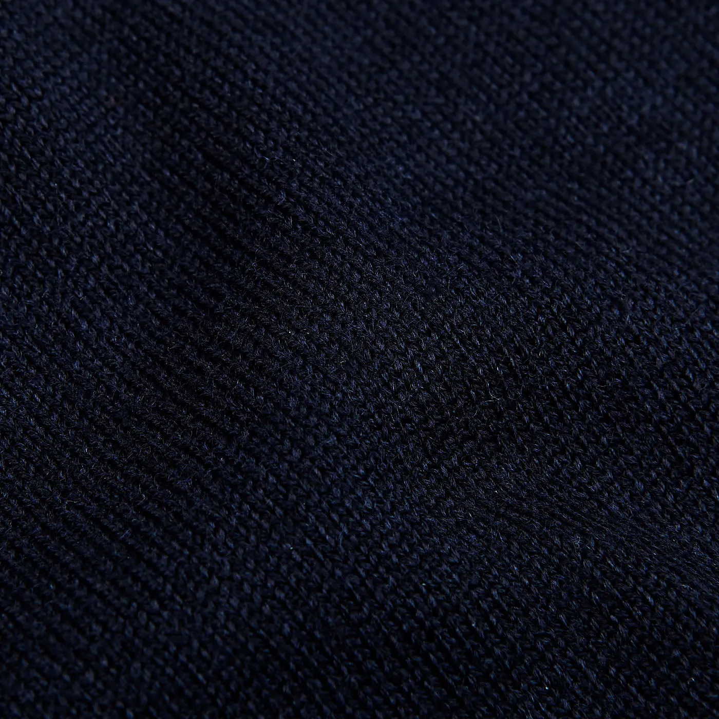 Navy Extra Fine Merino Wool Polo Shirt