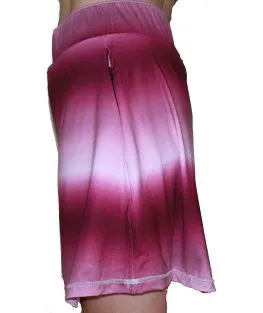 NEW Perfectly Patterned Womens Maroon Active Skirt