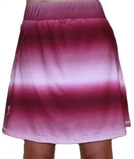 NEW Perfectly Patterned Womens Maroon Active Skirt