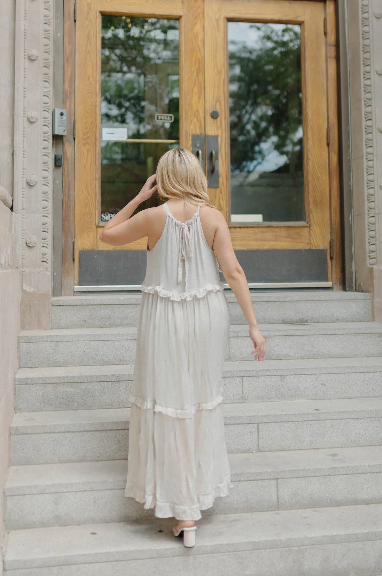 Nyla Maxi Dress - Sand