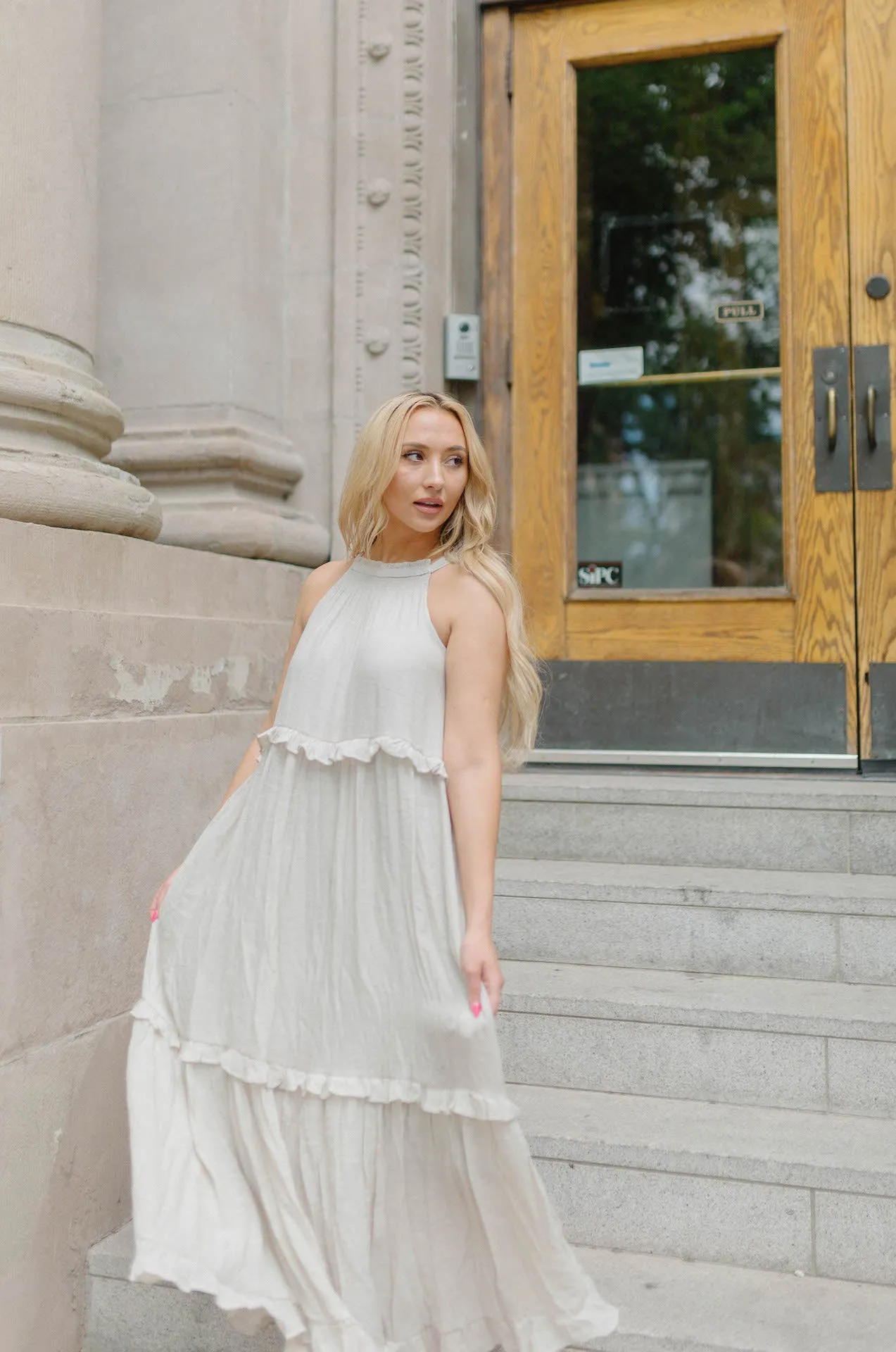 Nyla Maxi Dress - Sand