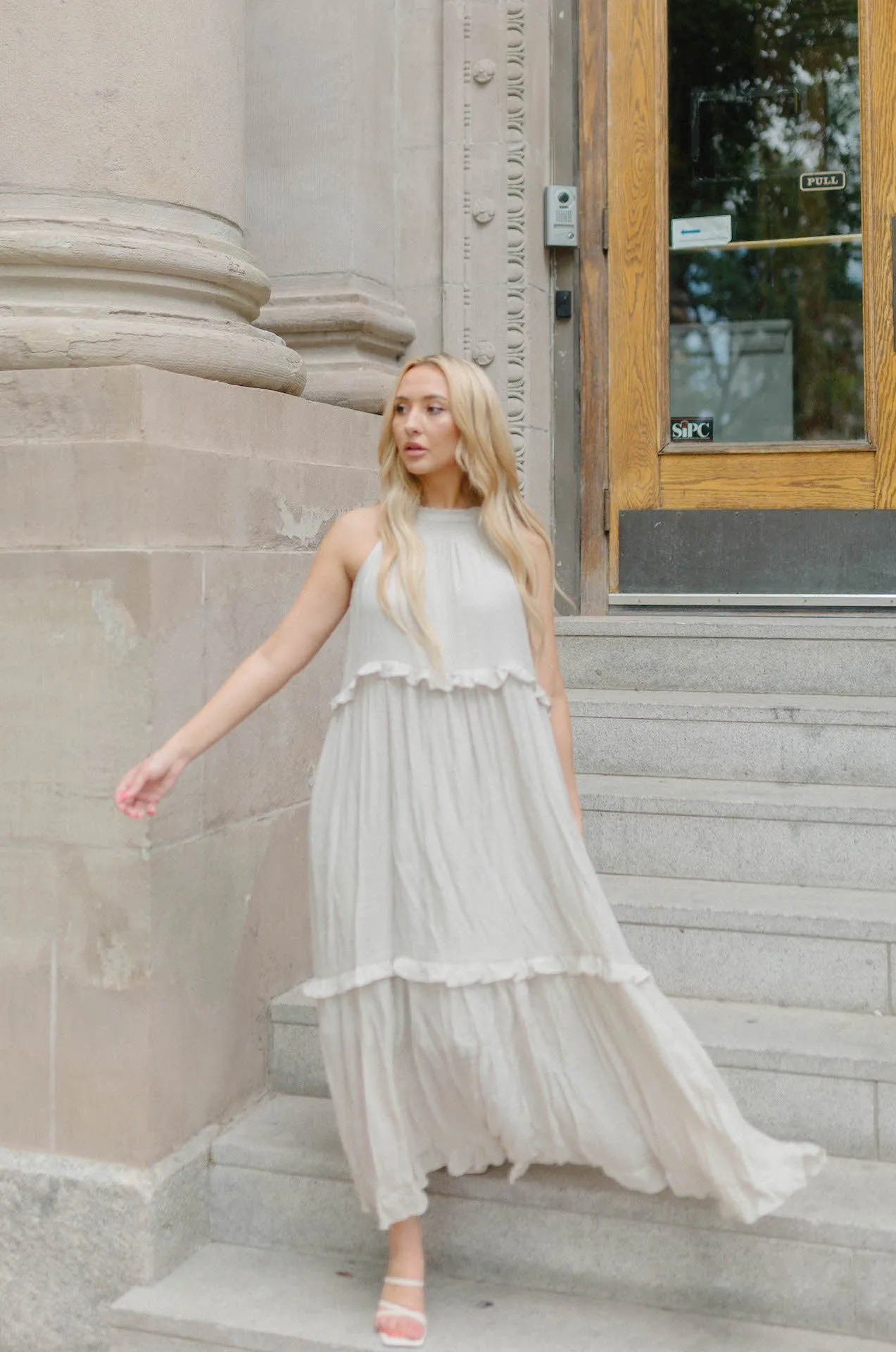 Nyla Maxi Dress - Sand
