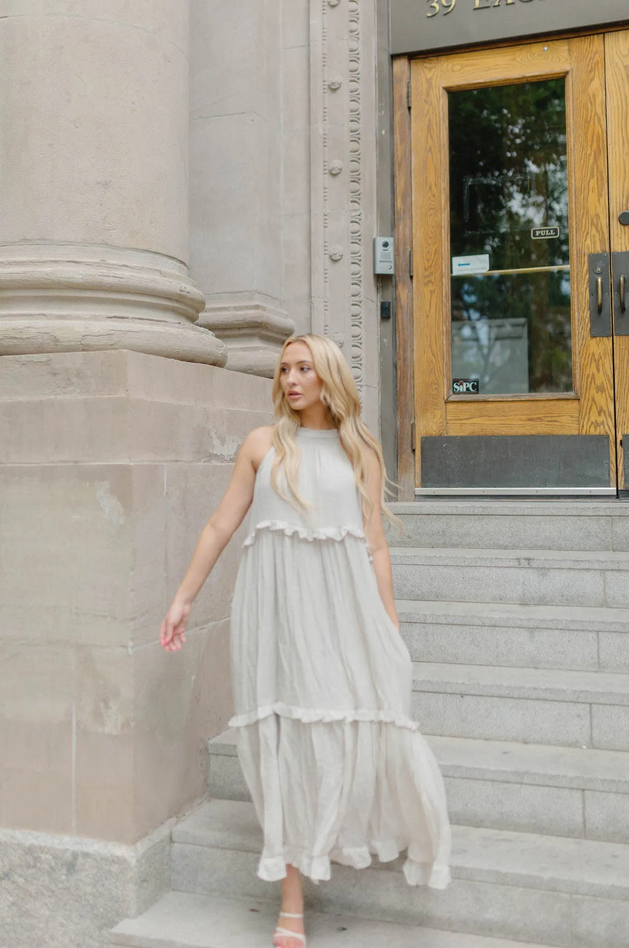 Nyla Maxi Dress - Sand