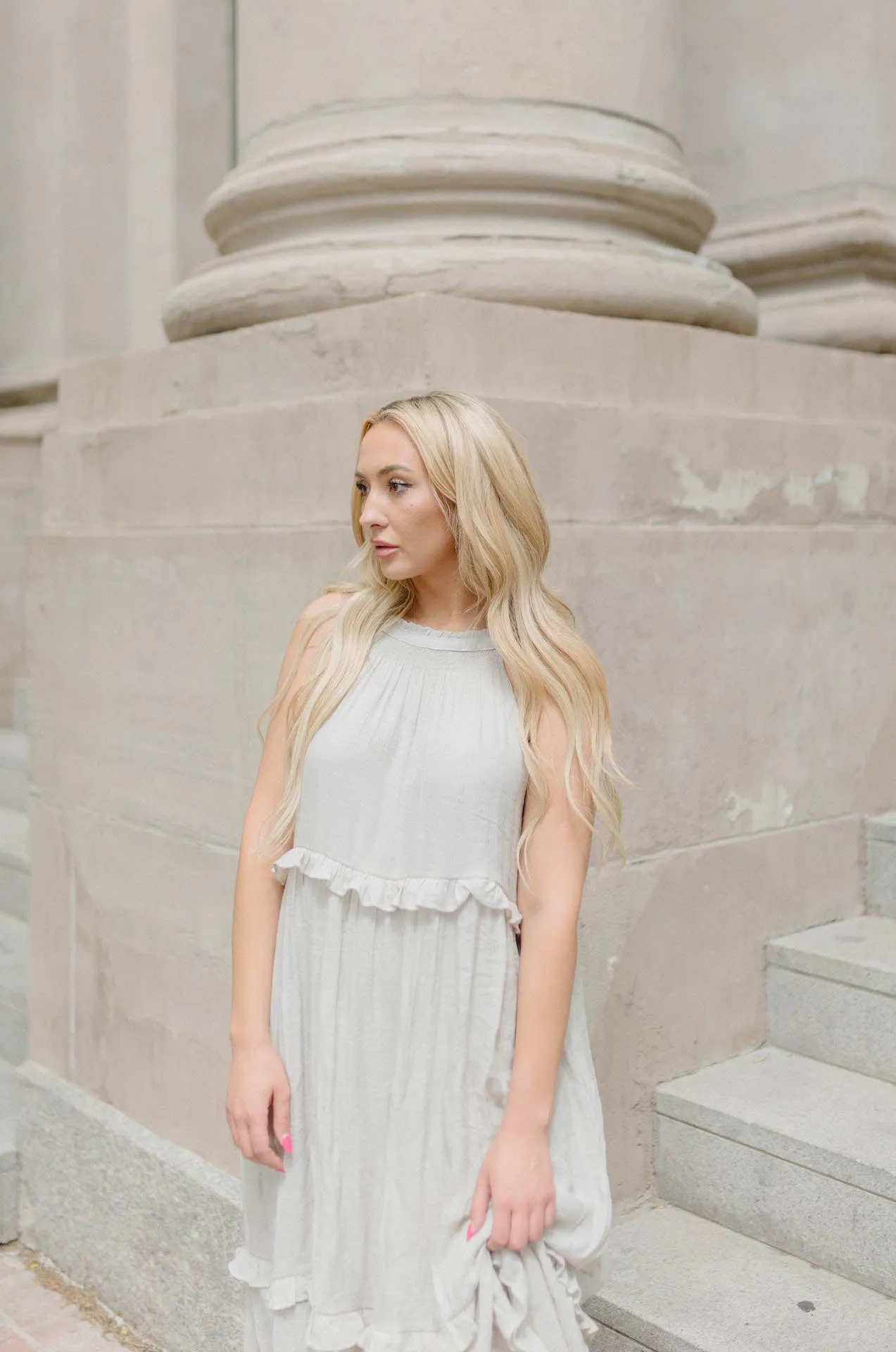 Nyla Maxi Dress - Sand