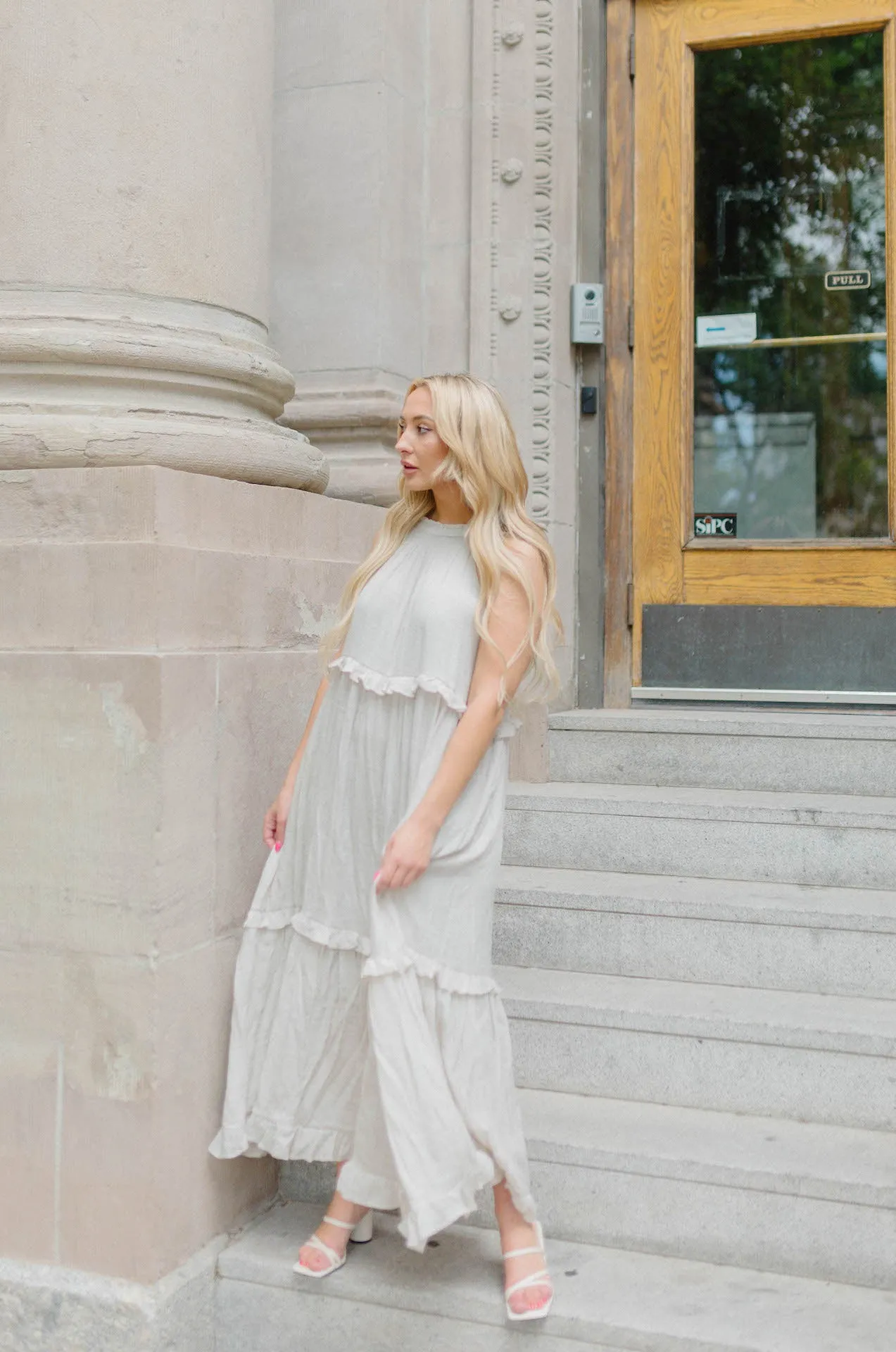 Nyla Maxi Dress - Sand