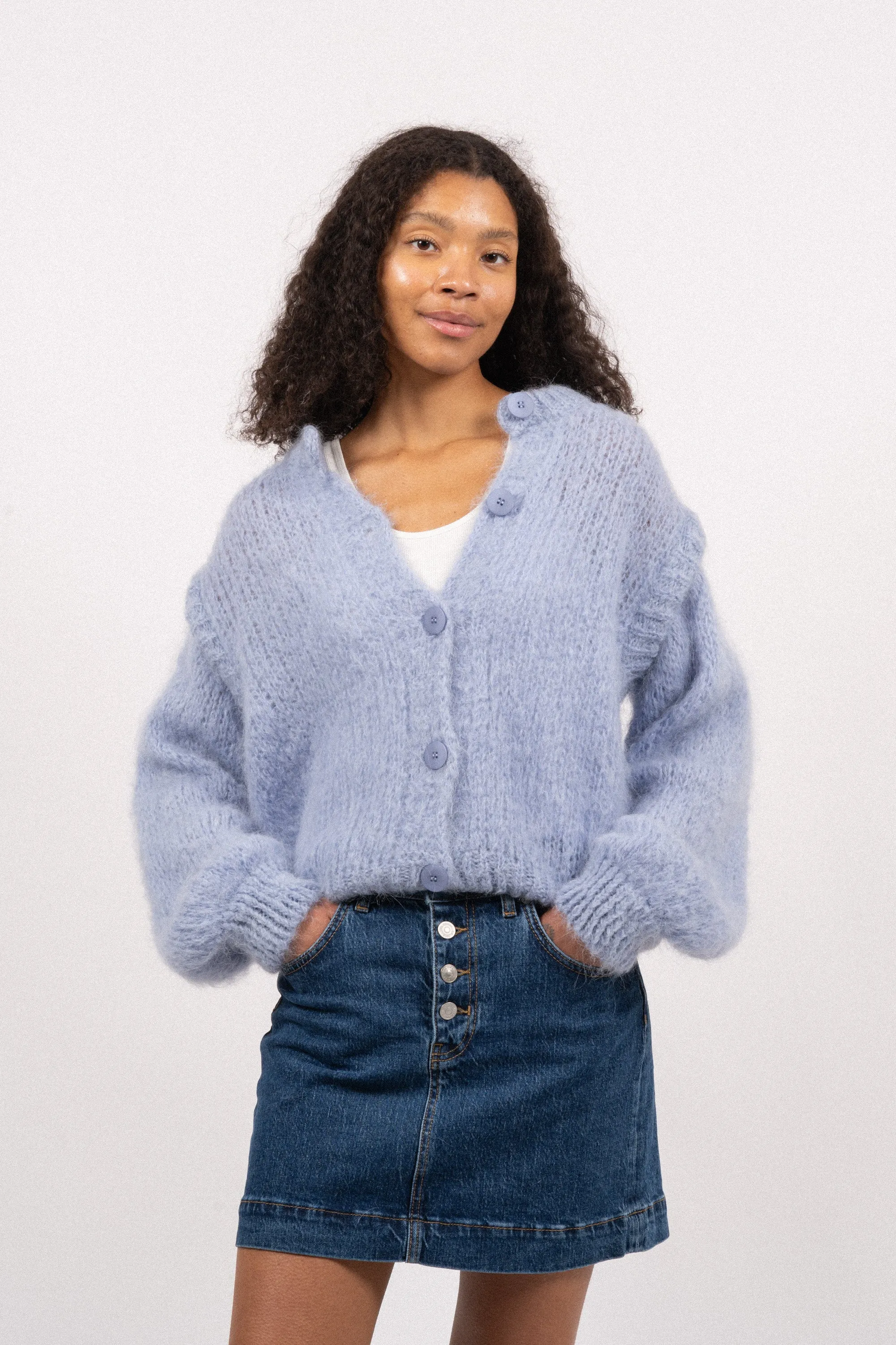 Olly Cardigan - Light Blue