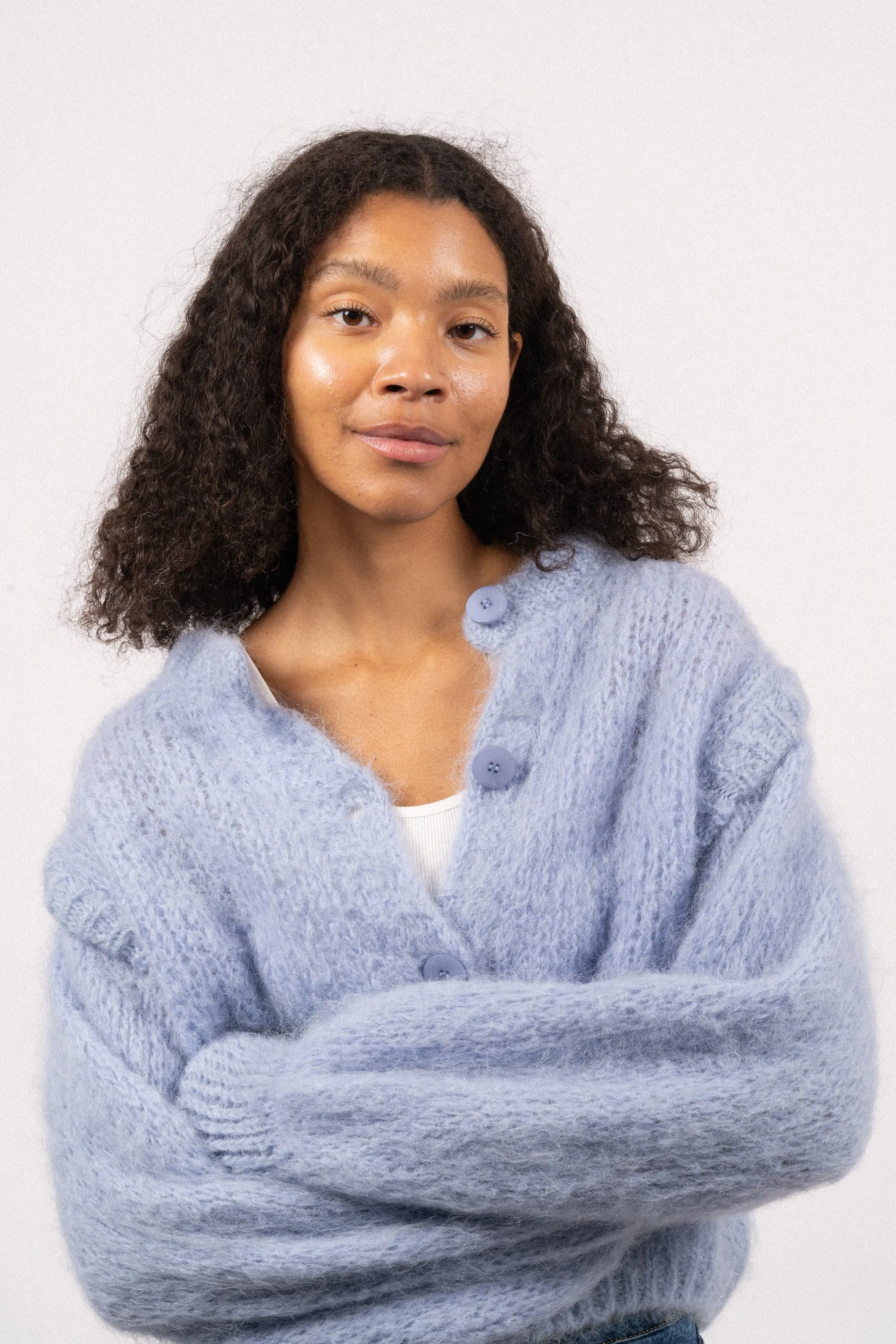 Olly Cardigan - Light Blue