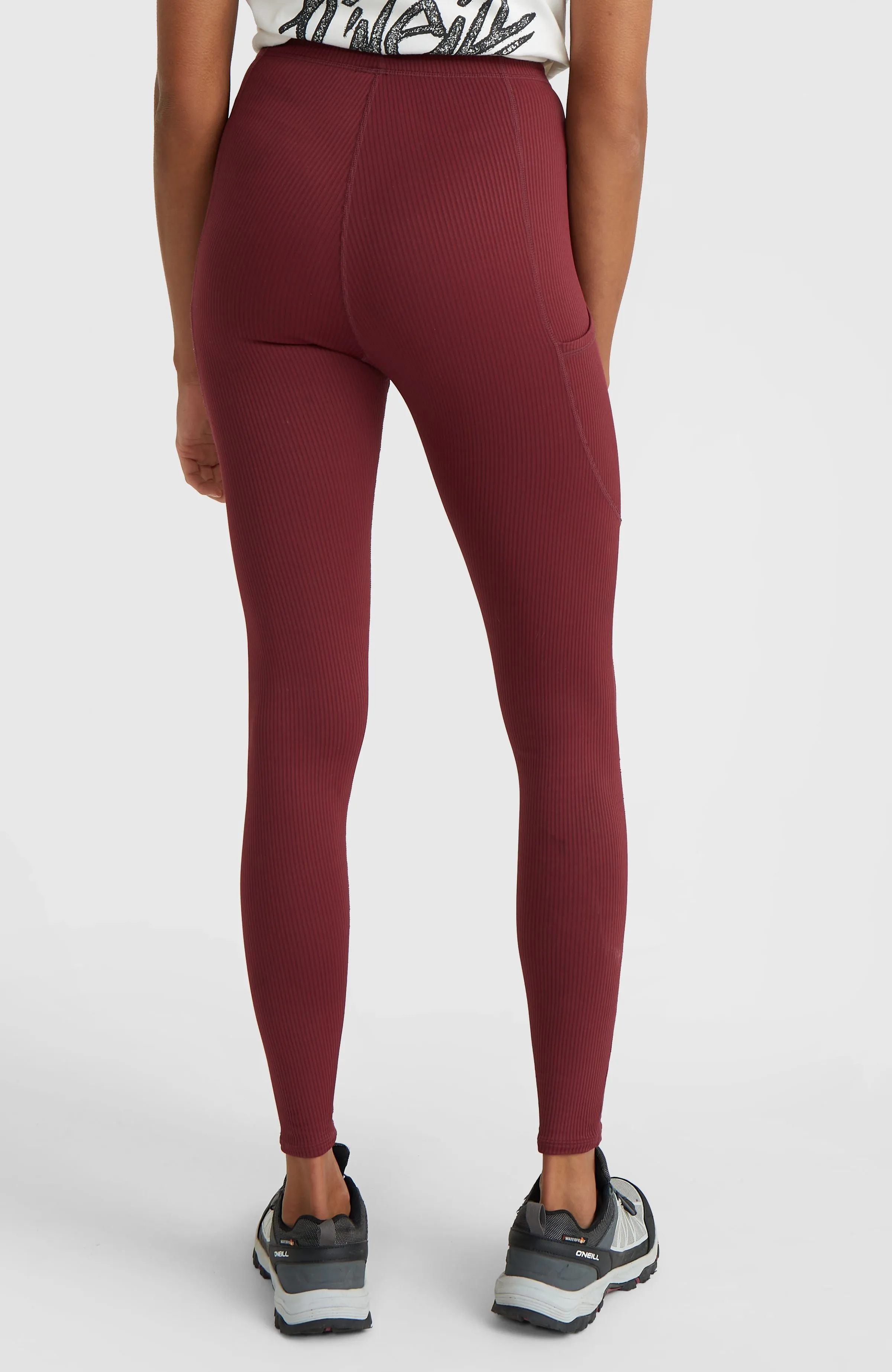 O'Neill TRVLR Series Ribbed Leggings | Windsor Wine