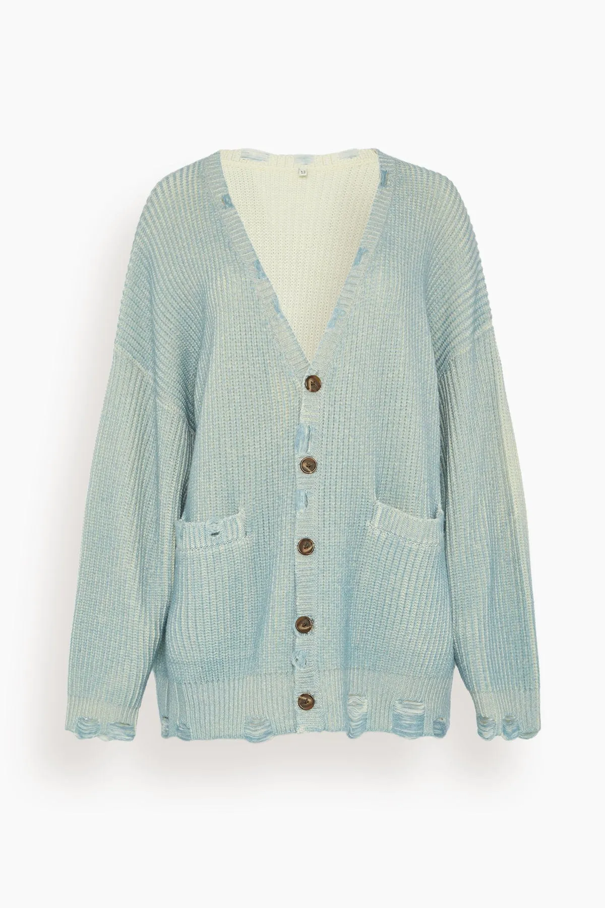 Oversized Cardigan in Light Sky Blue (TS)