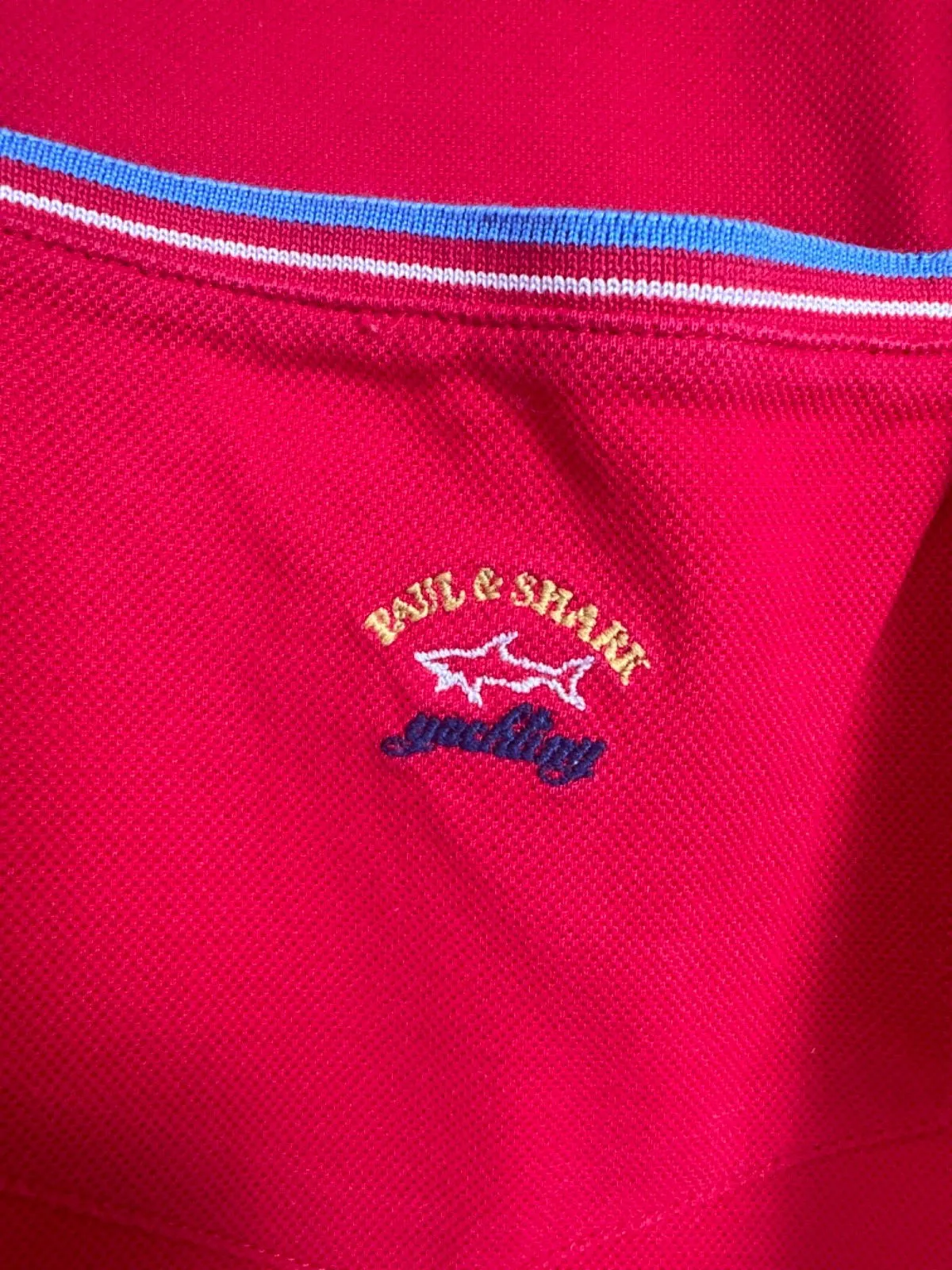 Paul & Shark Red Polo Shirt UK L