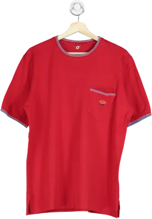 Paul & Shark Red Polo Shirt UK L