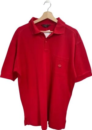 Paul & Shark Red Polo Shirt UK XXL