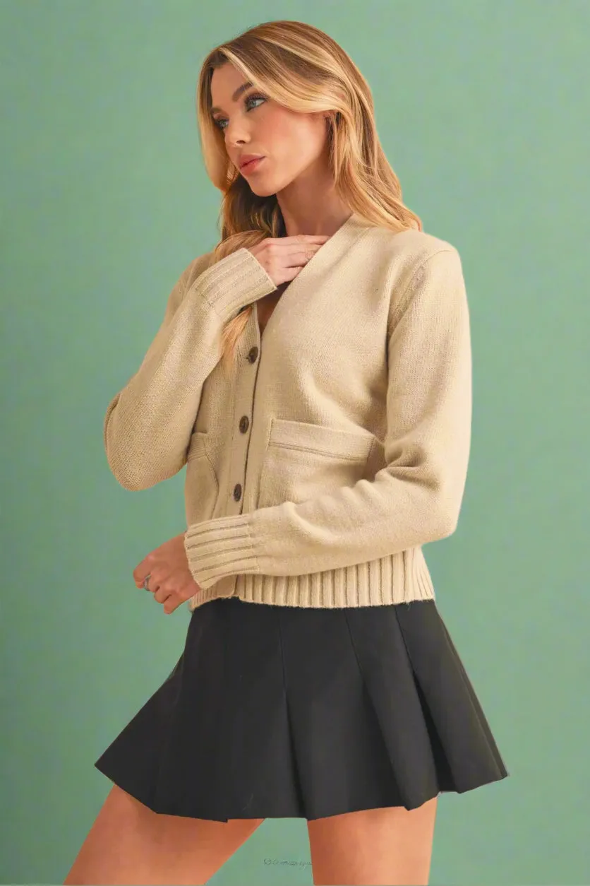 Perla Cardigan - Beige
