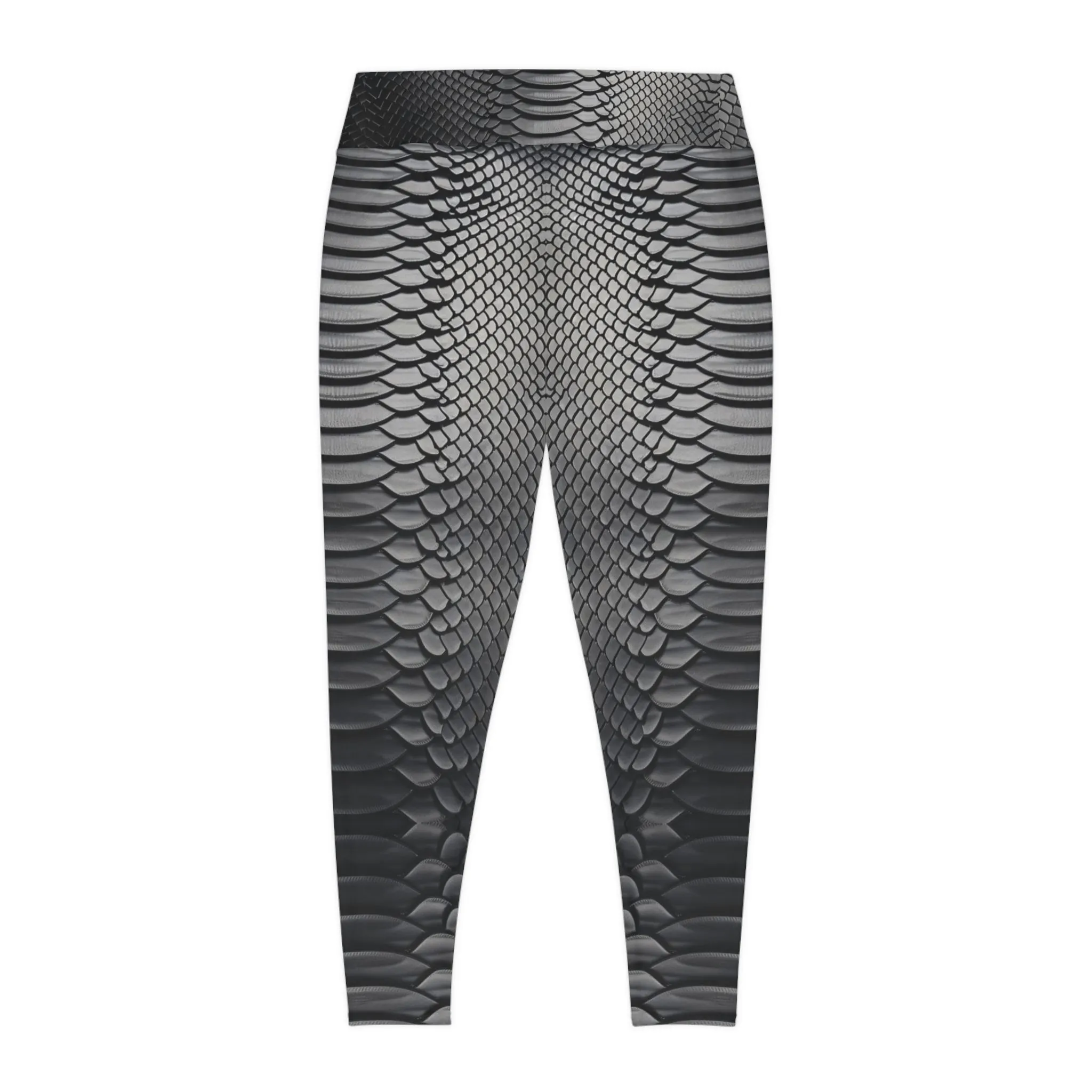 Plus Size Snake Skin Leggings for Comfort and Style