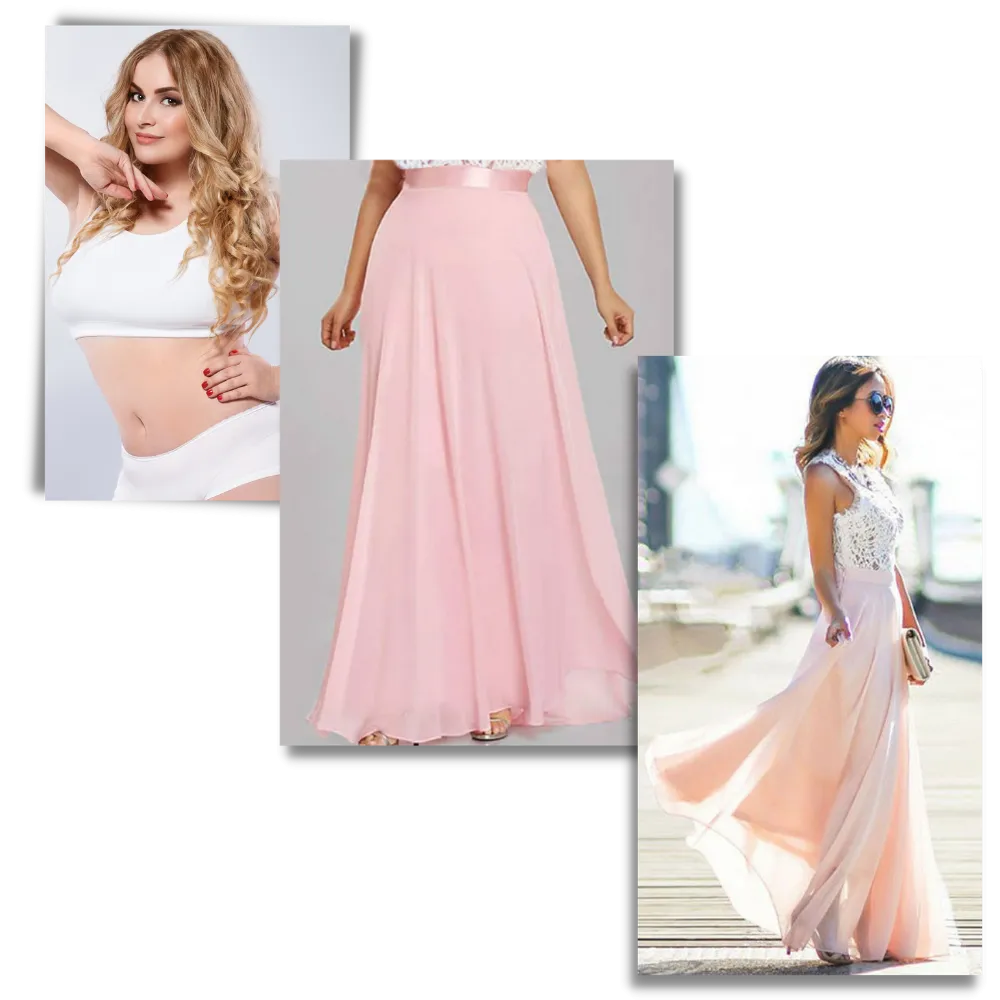 Prairie Chic Lace Chiffon Dress