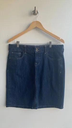 Pre-Owned George & Marth Denim Pencil Skirt - Size 10