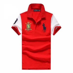 PRL Custom Fit Crown Big Pony 1967 Red polo Shirt