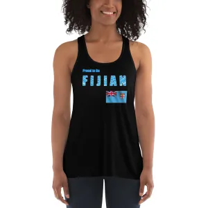 Proud to Be Fijian Women's Flowy Racerback Tank