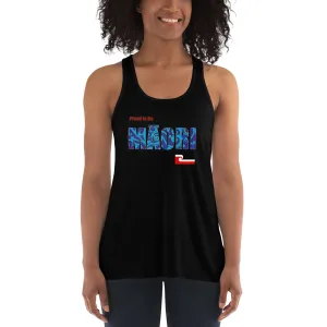 Proud to Be Mori Women's Flowy Racerback Tank