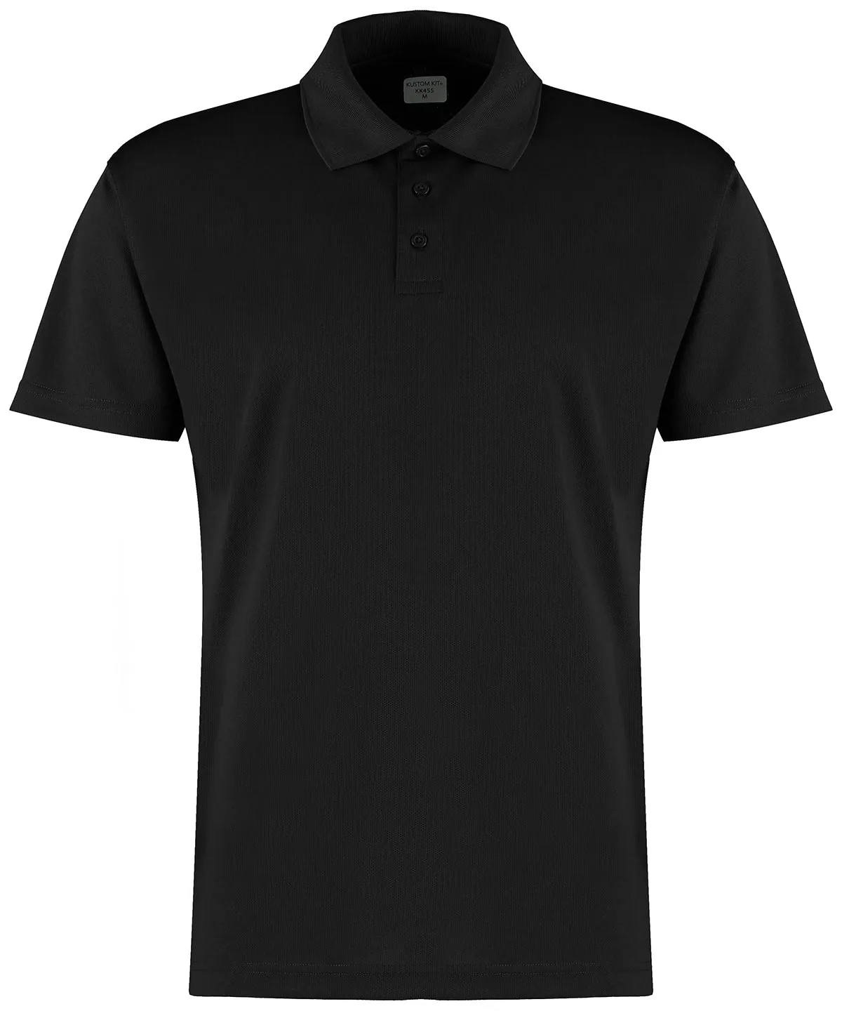 Regular fit Cooltex® plus micro mesh polo | Black