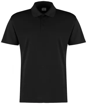Regular fit Cooltex® plus micro mesh polo | Black